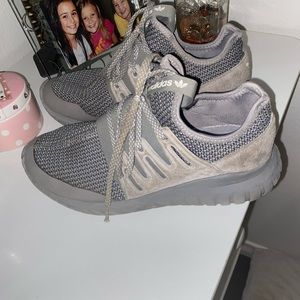 Adidas tubular tennis shoes